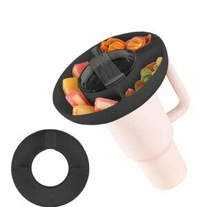 Cup Accessory Snack Tray ( Pink )